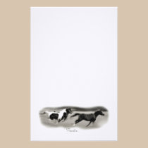 Galloping Horses stationery