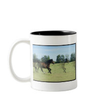 Galloping Mustangs Coffee Mug