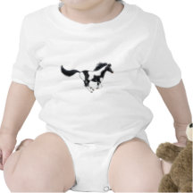Galloping Paint Horse Infant Creeper