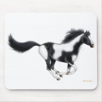 Galloping Paint Horse Mousepad