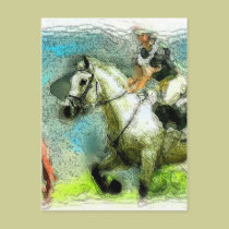 Galloping postcards