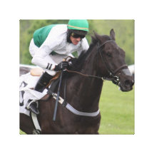 Galloping Race Horse Canvas Print