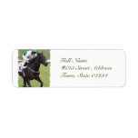 Galloping Race Horse Mailing Labels