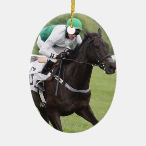 Galloping Race Horse Ornament