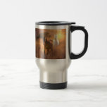 Galloping Wild Horses Stainless Travel Mug