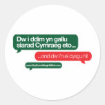 Gallu del yn del ddim de Dw i Pegatinas
