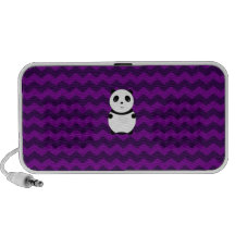 Galones de la púrpura de la panda del bebé iPhone altavoz