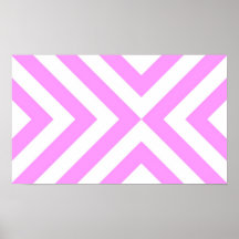 Galones rosados y blancos poster