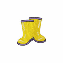 Galoshes embroidered shirts