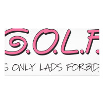 GALS ONLY LADS FORBIDDEN photo cards
