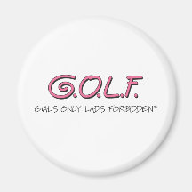 GALS ONLY LADS FORBIDDEN REFRIGERATOR MAGNETS