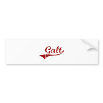 Galt California Classic Design Bumper Sticker
