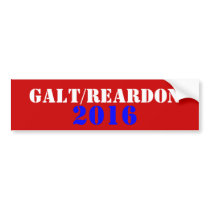 Galt Reardon 2016 Bumper Stickers