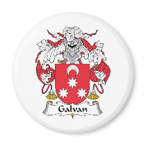 Galvan Family Crest magnets