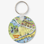 Galveston Texas Cartoon Map