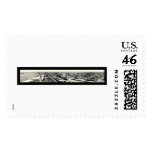 Galveston TX Harbor Photo 1915 Stamp