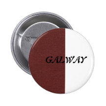 Galway Badge Pinback Button