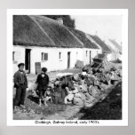 Galway Ireland - Claddagh village early 1900's Posters