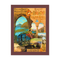 Galway Travel Poster Post Cards