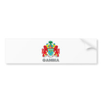 Gambia Coat of Arms Bumper Stickers