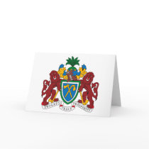 Gambia Coat of Arms Greeting Card by FlagTshirts Gambia Coat of Arms Greeting Card