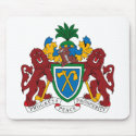 Gambia Coat of Arms Mousepad