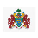 Gambia Coat of Arms Postcard