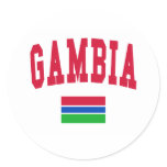 Gambia College Style Stickers