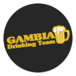 Gambia Drinking Team Sticker