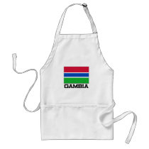 Gambia Flag Apron