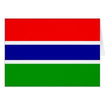 Gambia Flag cards by coolcountry Gambia Flag cards