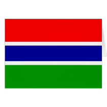 Gambia Flag cards by coolcountry Gambia Flag cards