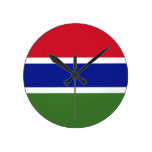 Gambia Flag wall clocks