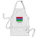 Gambia Flag Design aprons