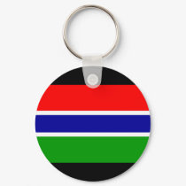 Gambia Flag keychains by coolcountry Gambia Flag keychains