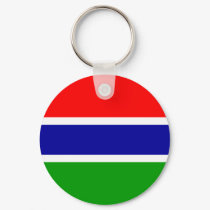 Gambia Flag keychains by coolcountry Gambia Flag keychains