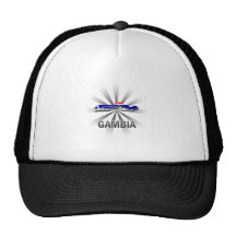 Gambia Flag Map 2.0 Mesh Hat