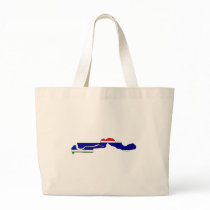 Gambia flag map bags