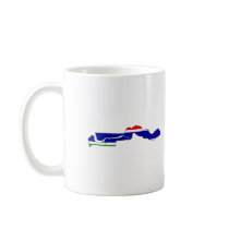 Gambia flag map mugs