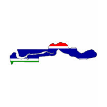 Gambia flag map t-shirts by FlagStore Gambia flag map t-shirts