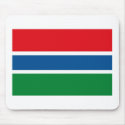 Gambia Flag Mousepad by FlagTshirts Gambia Flag Mousepad