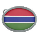 Gambia Flag belt buckles