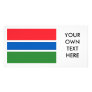 Gambia Flag Photo Card Template