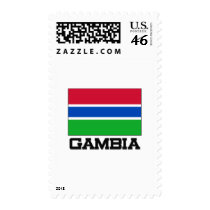 Gambia Flag postage by tshirtshirts Gambia Flag postage