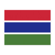 Gambia Flag Postcard