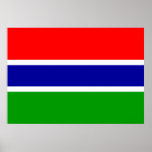 Gambia Flag posters