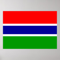 Gambia Flag Posters