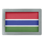 Gambia Flag belt buckles