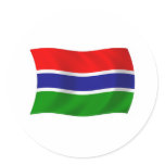 Gambia Flag Sticker
