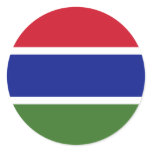 Gambia Flag Sticker